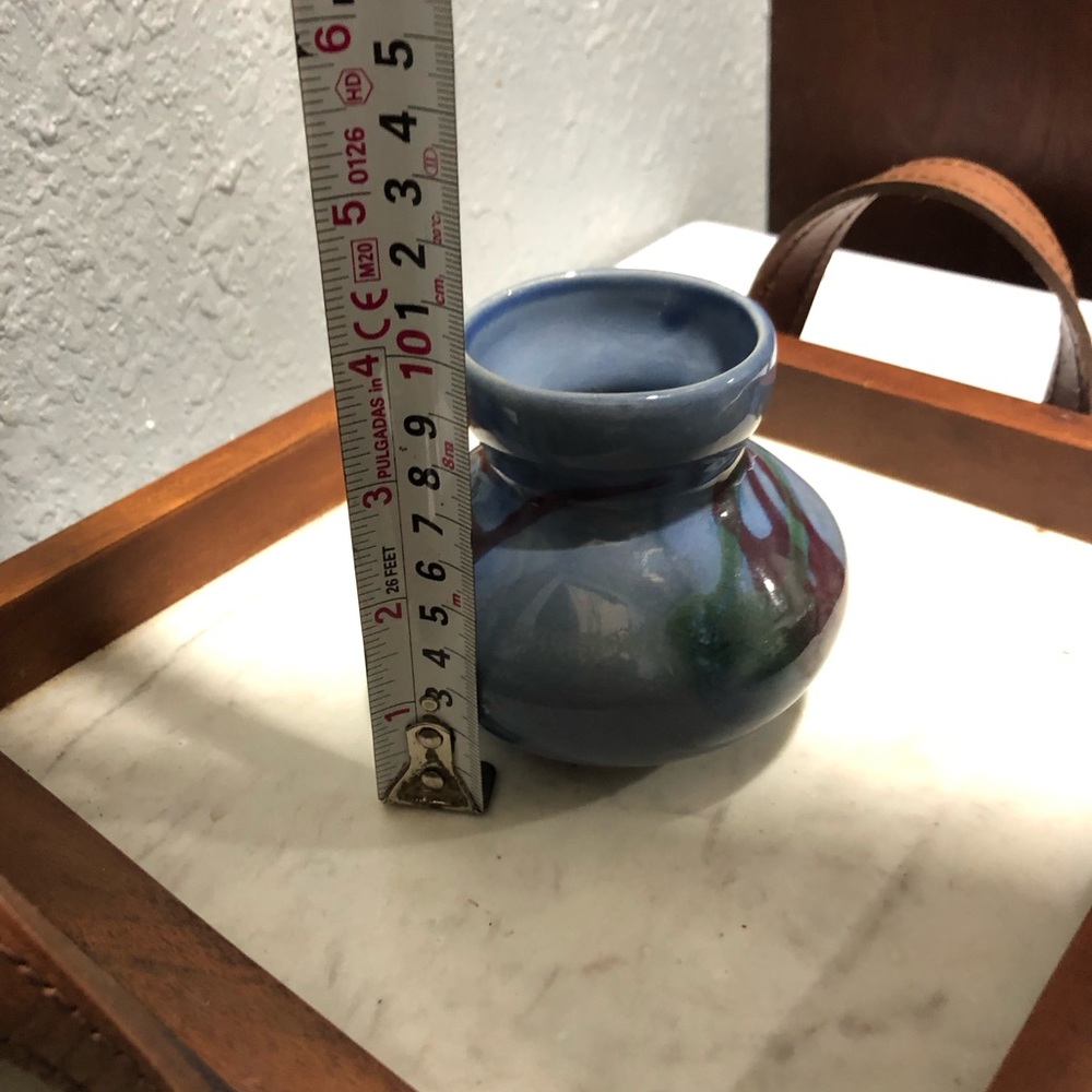 Set of 4 vintage pottery vases - Picture 4 of 11
